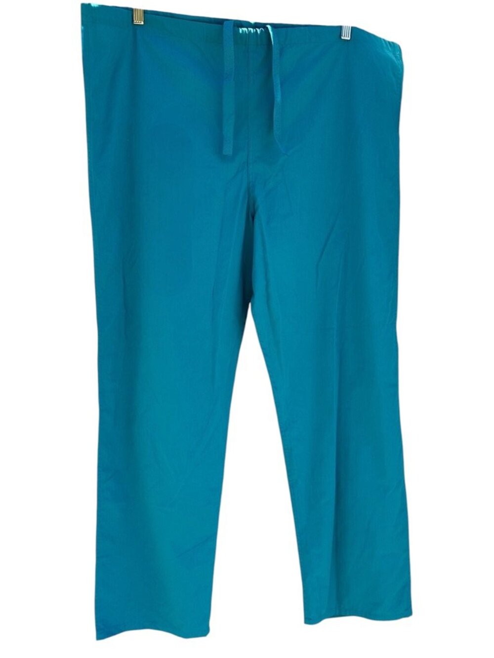 Landau Mens XL Teal Green Reversible Scrub Pants Drawstring Waist NWT 7602